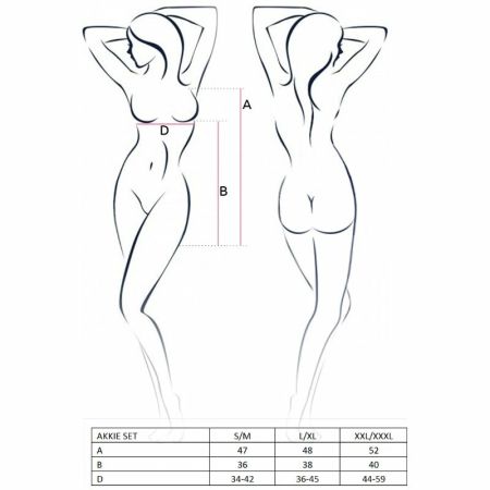 Passion Akkie Woman Nurse Costume Set L/XL - Complete Lingerie Outfit