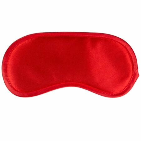 Secret Play Red Padded Blindfold Mask - Comfortable 100% Polyester