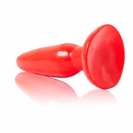 Baile Anal Plug Small Red 15cm with Suction Cup Flexible Material
