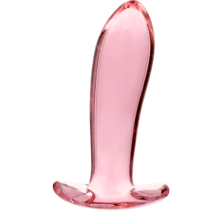 Ibiza Nebula Series Model 5 Pink Glass Intimate Plug 12.5 cm x 3.5 cm