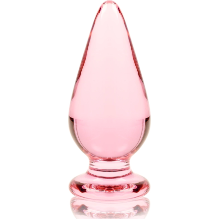 Ibiza Nebula Series Model 4 Glass Intimate Plug Pink 11cm O5cm