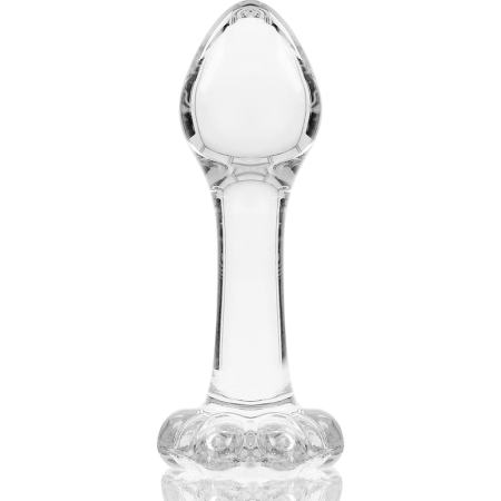 Ibiza Nebula Series Model 2 Intimate Plug Borosilicate Glass Clear 11cm