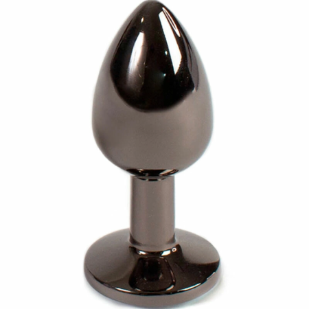 Secretplay Gunmetal Intimate Metal Plug Small 7cm Decorative Base
