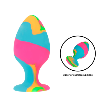 Intense Multicolor Silicone Plug Set - 3 Sizes, Ergonomic Design