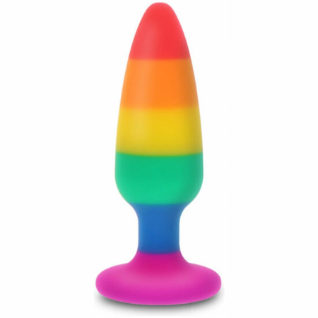 TOYJOY Hunk Rainbow Plug 10.5 cm - Silicone Pride Edition