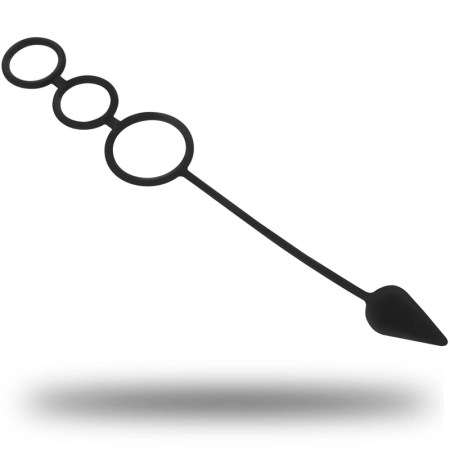 OHMAMA Silicone System - 3-in-1 Anatomical Rings & Plug Set, Black