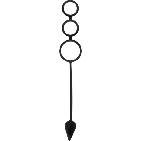 OHMAMA Silicone System - 3-in-1 Anatomical Rings & Plug Set, Black