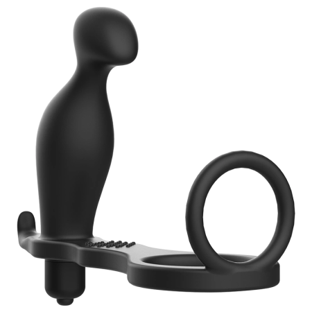 Addicted Toys Anal Plug 12 cm with Black Silicone Support Ring