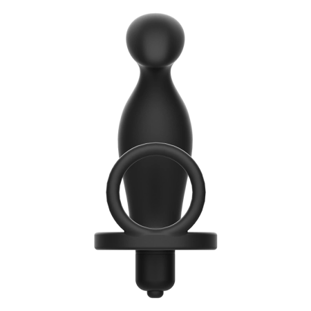 Addicted Toys Anal Plug 12 cm with Black Silicone Support Ring