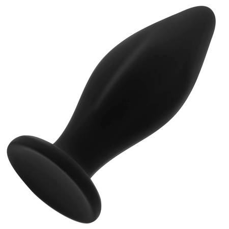 OHMAMA Silicone Plug 12 cm with Suction Cup - Medical Grade, Black