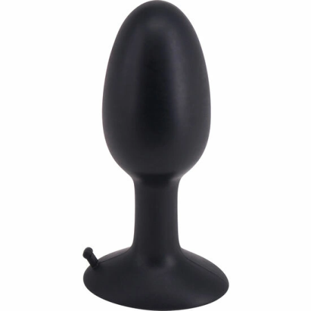 Seven Creations Roll Play Medium Silicone Plug 10 cm Black