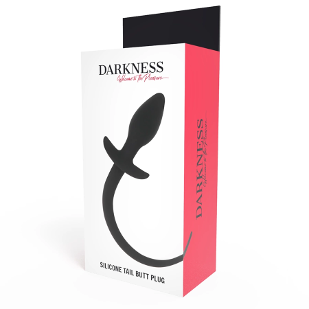 Darkness Silicone Intimate Plug 28 cm Black - Flexible Hygienic Model