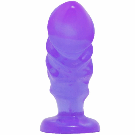 Baile Unisex Plug with Lilac Suction Cup, Flexible PVC, Medium Size