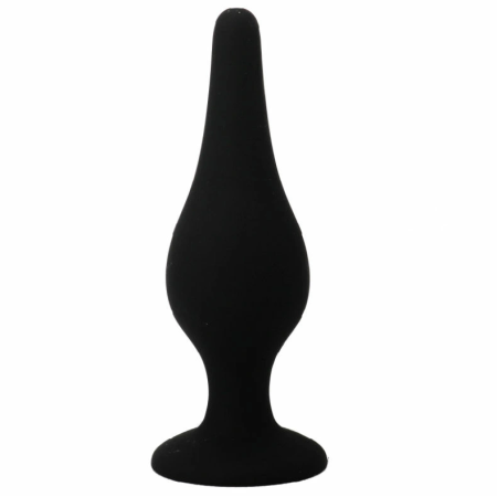 Pretty Love Silicone Ergonomic Plug with Suction Base 14cm Black