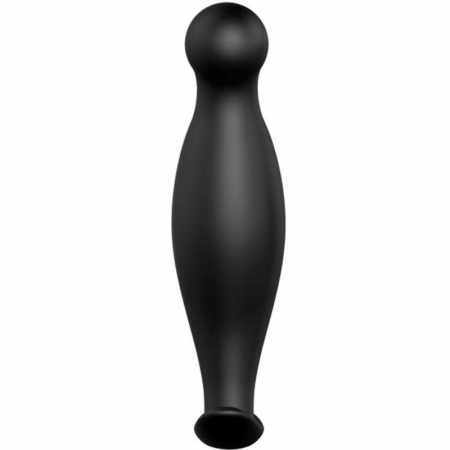 Pretty Love Silicone Anal Plug 11.7 cm Black Ergonomic Handle Design