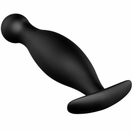 Pretty Love Silicone Anal Plug 11.7 cm Black Ergonomic Handle Design