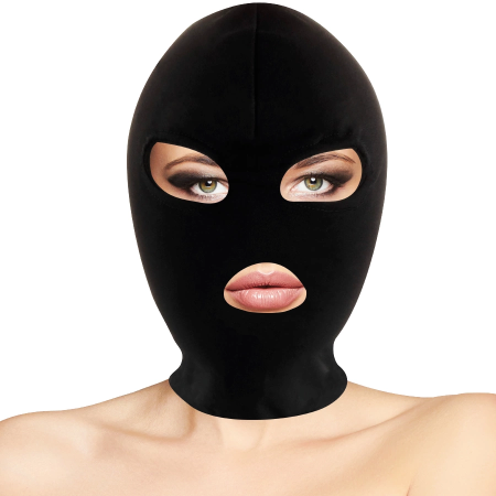 Darkness Submission Mask Black - Spandex Hood with Mouth & Eye Openings