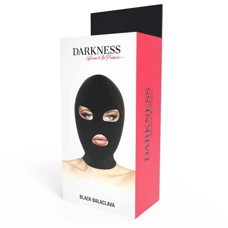 Darkness Submission Mask Black - Spandex Hood with Mouth & Eye Openings