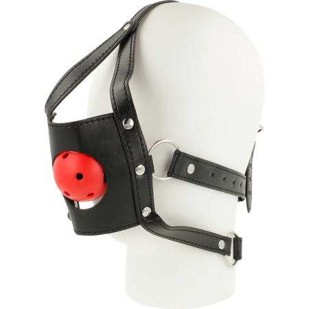 OHMAMA Head Harness Model - Adjustable Black Leather System