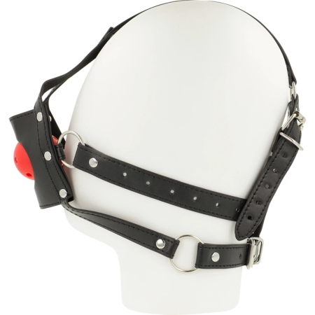 OHMAMA Head Harness Model - Adjustable Black Leather System