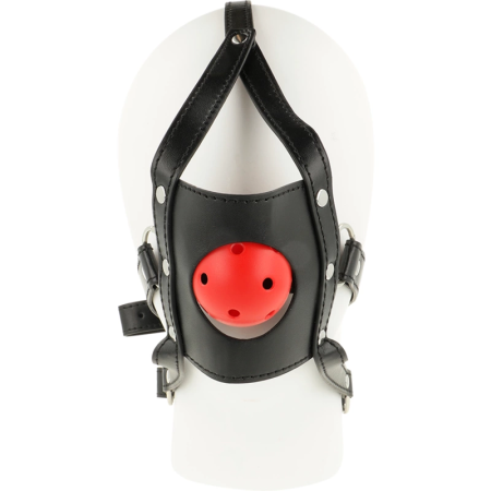 OHMAMA Head Harness Model - Adjustable Black Leather System