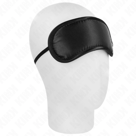 KINK Satin Adjustable Headband 19x6 cm - Versatile Black Accessory