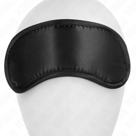 KINK Satin Adjustable Headband 19x6 cm - Versatile Black Accessory