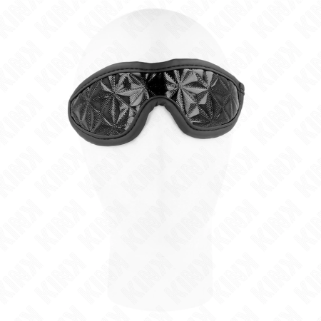 KINK Black Diamond Pattern Headband - 20.5 x 6 cm Adjustable Mask