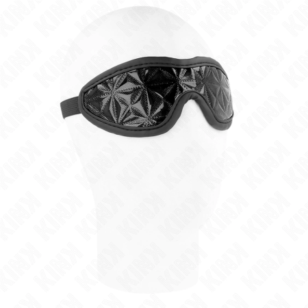 KINK Black Diamond Pattern Headband - 20.5 x 6 cm Adjustable Mask