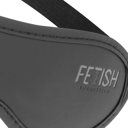 Fetish Submissive Vegan Leather Mask II with Neoprene Lining Adjustable