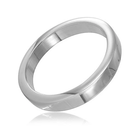 Metal Hard Steel Ring 50mm - Anatomical Intimate Accessory, Silver