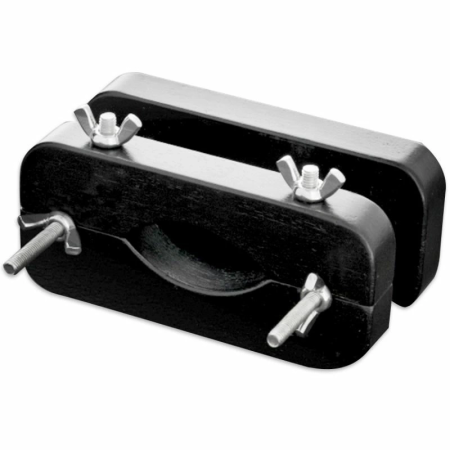 METAL HARD Adjustable Wooden Restraint Device Black 10.4x13.8cm