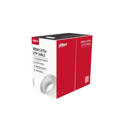 CAT5E UTP kabelis 305m - Baltas