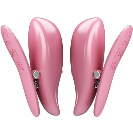 Pretty Love Cailey Wireless Vibrating Intimate Clamps Pink 10 Modes