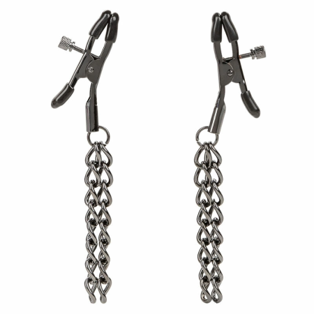 CalExotics Euphoria Adjustable Chain Nipple Clamps 14.5 cm Nickel-Free