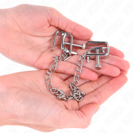 KINK Chain Nipple Vise Clamps 30 cm - Adjustable Metal System
