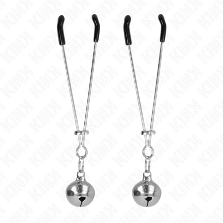 KINK Thin Bell Adjustable Silver Clamps 7 cm - Precision Metal Design
