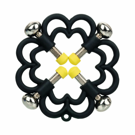 CalExotics Boundless Adjustable Nipple Grips - 4-Point Metal Clamps, 2 pcs