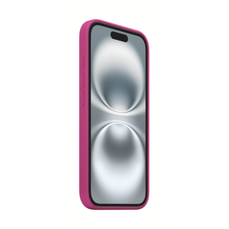 Apple iPhone 16 silikoninis dėklas su MagSafe - fuksija