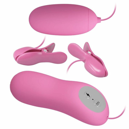 Pretty Love Tweezer Vibrating Adjustable Pink Stimulation System
