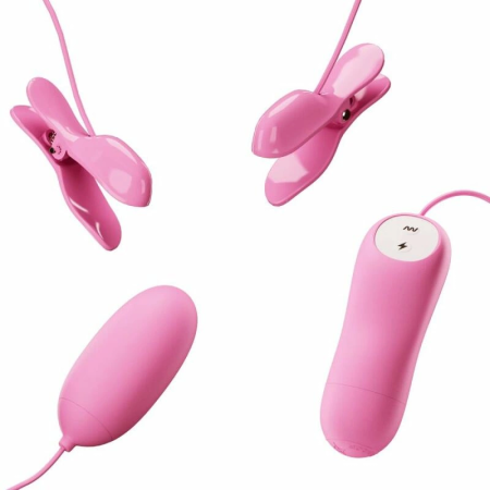 Pretty Love Tweezer Vibrating Adjustable Pink Stimulation System