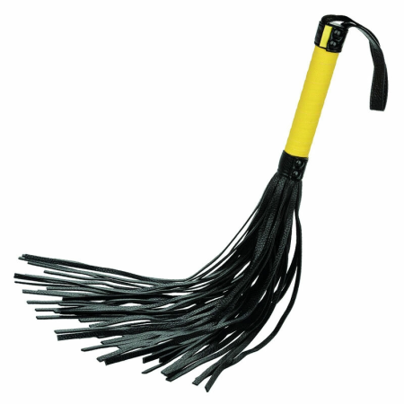 CalExotics Boundless Flogger Vegan Leather Hand Whip 69cm Black