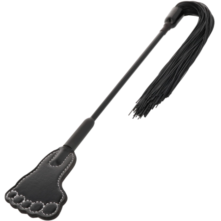 Darkness Dual-Function Crop & Whip Black - Versatile Control Tool