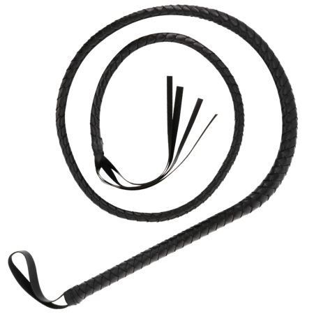 Darkness Bondage Whip 210 cm - Black, Ergonomic Handle, Premium Material