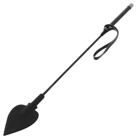 Darkness Silicone Riding Crop Black 60cm - Flexible Precision Model