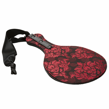 CalExotics Scandal Double Round Paddle - Dual-Layer, 12.75 cm, Black/Red