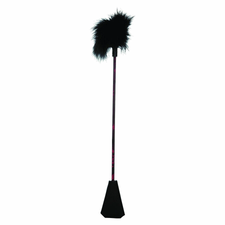 CalExotics Scandal Black Dual-Ended Feather Crop 53.25 cm