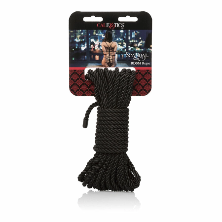 CalExotics Scandal Black Rope 10m - Versatile Bondage Accessory