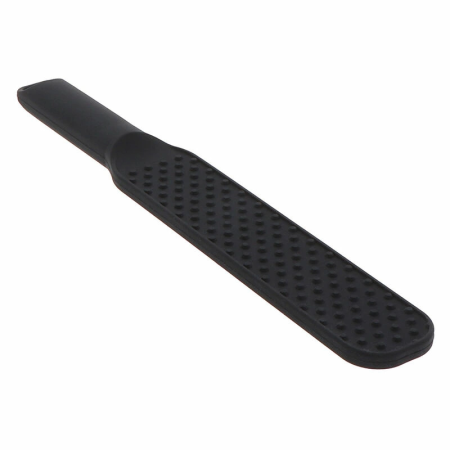 HIDDEN DESIRE Extreme Spiked Paddle Large Black - Silicone Impact Tool 31cm
