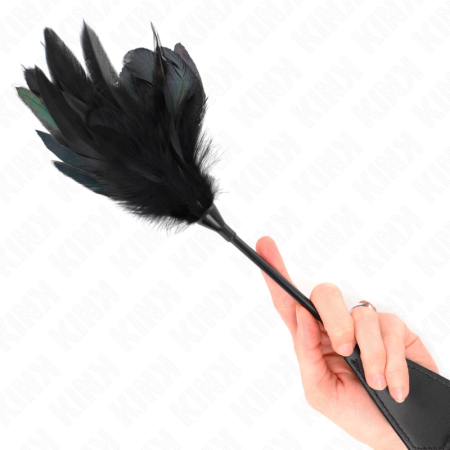 KINK Tickle Feather Teaser with Ruffle 48cm - Sensory Play Accessory